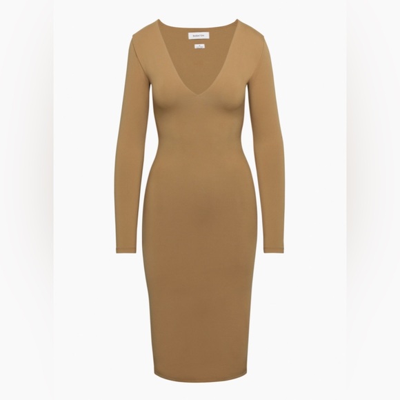 NWT Artitzia Babaton Contour V Neck Bodycon Midi Dress - Picture 3 of 13
